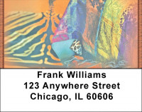 African Influences Address Labels | LBZAFR-09
