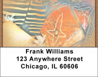 African Influences Address Labels | LBZAFR-09