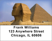 Egyptian Monuments Address Labels | LBZAFR-11
