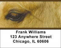 Horses Seeing Eye to Eye Address Labels | LBZANI-85