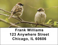 Sparrow In Spring Address Labels | LBZANJ-17