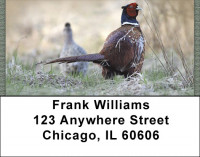 Pheasants In Winter Address Labels