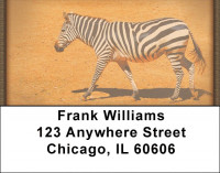 Zebras At Sunset Address Labels | LBZANJ-95