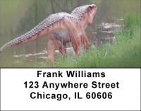 Dinosaurs Roaming Forests &amp; Lakes Address Labels