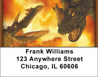 Fire Breathing Dragons Address Labels | LBZANK-04
