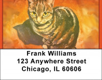 Cat Portrait Address Labels