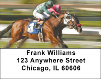 Racing The Ponies Address Labels | LBZANK-50