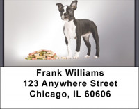 Boston Terrier Puppies Address Labels | LBZDOG-03