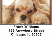 Cocker Spaniel Puppies Address Labels