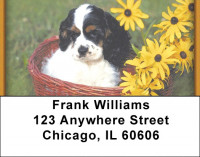 Cocker Spaniel Puppies Address Labels | LBZDOG-06