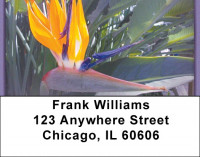 Bird Of Paradise Address Labels | LBZFLO-03