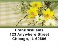 Daffodils Address Labels | LBZFLO-12