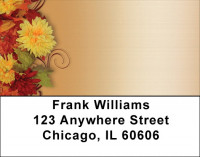 Fall Mums In Bloom Address Labels