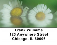 Green Zen Address Labels | LBZFLO-48