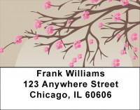 Oriental Blossoms In Spring Address Labels