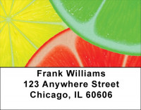 Citrus In Technocolor Address Labels | LBZFOD-19