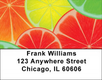 Citrus In Technocolor Address Labels | LBZFOD-19