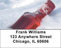 Winter Refreshments Address Labels | LBZFOD-22