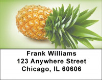 Golden Tropical Pineapple Address Labels | LBZFOD-40