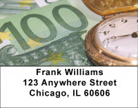 Time is Money Address Labels | LBZFUN-04