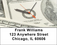 Time is Money Address Labels | LBZFUN-04