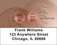 My Two Cents Address Labels | LBZFUN-14