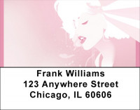 In Sexy Marilyn Monroe Style Address Labels