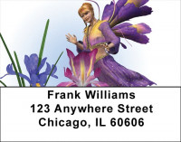 Spring Flower Fairies Address Labels | LBZFUN-36