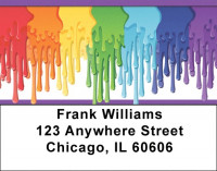 Painting Rainbows Address Labels | LBZGEO-39