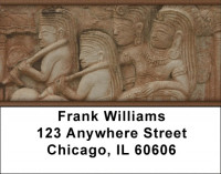 Carvings From Around The World Address Labels | LBZGEO-69