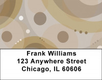 Java Inspired Circles Address Labels | LBZGEO-99