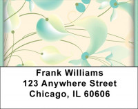 Spaced Flowers Address Labels | LBZGEP-07