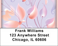 Spaced Flowers Address Labels | LBZGEP-07