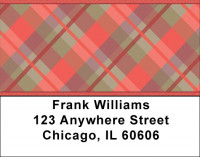 Playin&#039; In Plaids Address Labels
