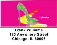 Hot Pink And Saucy Address Labels | LBZGIR-10