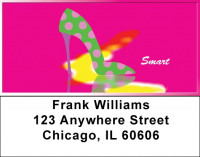 Hot Pink And Saucy Address Labels | LBZGIR-10