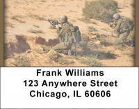 Desert Fighters Address Labels | LBZMIL-01