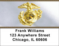 Marine Corp Emblem Address Labels | LBZMIL-17
