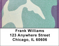 Tempting Teal Camos Address Labels | LBZMIL-28