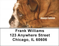 Bulldogs With Marine Attitude Address Labels | LBZMIL-32