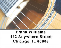 For Guitar Lovers Address Labels | LBZMUS-08