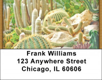 Cactus Flowers Address Labels | LBZNAT-21