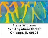 Feather Blues Address Labels | LBZNAT-25