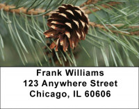 Pinecones Address Labels