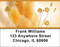 Dried Seed Pods and Flowers Address Labels | LBZNAT-58