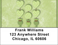 Topiary Tree Abstracts Address Labels