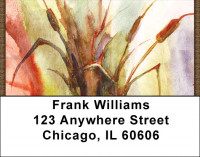 Cattail Watercolors Address Labels