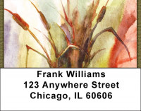 Cattail Watercolors Address Labels | LBZNAT-68