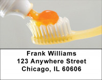 Brush Your Teeth Address Labels