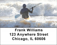Kayak Wave Surfing Address Labels